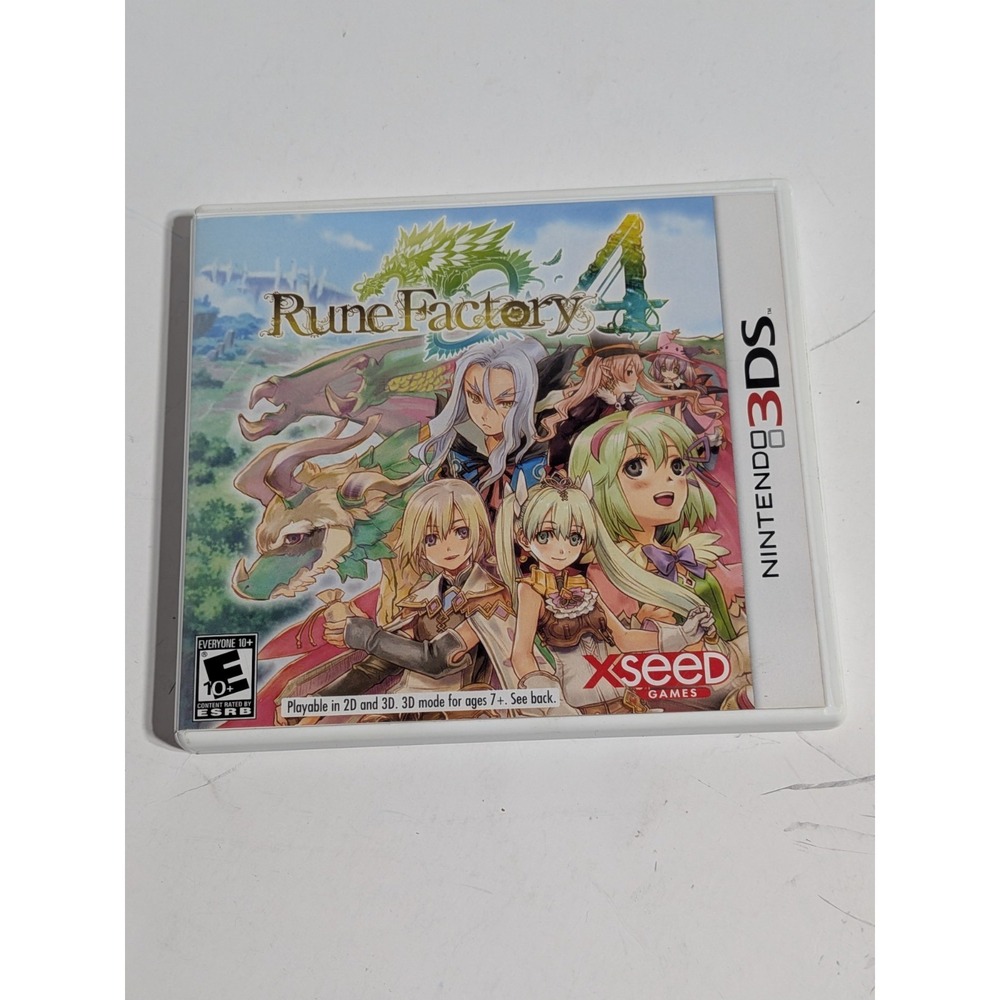 Rune Factory 4 (Nintendo 3DS, 2013) CIB Authentic Tested - XSEED Games RPG‎